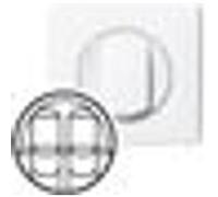Legrand Enjoliveur Céliane 068252 pour prise double RJ45 Blanc