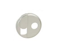 Enjoliveur Céliane Pour Prise Téléphone Rj45 Et Tv Simple Finition Titane (068539)