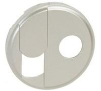 Enjoliveur Céliane Pour Prise Téléphone Rj45 Et Tv Simple Finition Titane (068539)