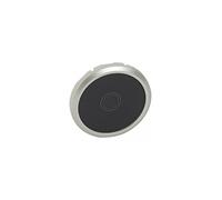 Enjoliveur Céliane pour interrupteur à commande tactile sans neutre - Couronne titane - Plaque verre piano