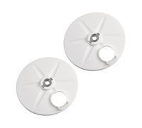 Enjoliveur de roue de rechange de 22" pour 127-6840, 110-1792, 108-3794 | Enjoliveur de roue de rechange en plastique blanc compatible avec les modèles d'équipements de coupe de gazon d'extérieur de