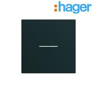 Enjoliveur interrupteur à voyant 2 modules night GALLERY HAGER WXD001N