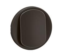 Enjoliveur interrupteur et ou va-et-vient Céliane - Noir - LEGRAND - CN0001