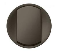 Enjoliveur large Céliane pour interrupteur , va-et-vient ou poussoir Soft - finition graphite - Legrand