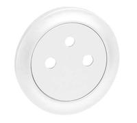 Enjoliveur LEGRAND Céliane pour prise de courant 2P+T Surface - Blanc