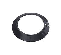 Enjoliveur noir vitrifié 900°C-Ø120mm-Rosace pour conduits de poêles et cheminées