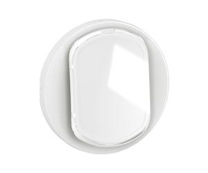 Enjoliveur pour interrupteur et ou va-et-vient avec porte-étiquette Céliane + 2 étiquettes - Blanc - LEGRAND - CB5001