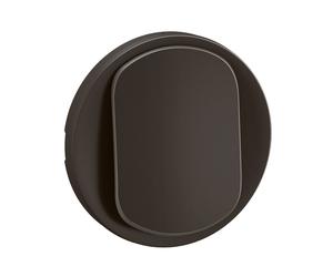 Enjoliveur pour interrupteur et ou va-et-vient lumineux Céliane - Noir - LEGRAND - CN1001