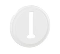 Enjoliveur pour prise de téléphone 8 contacts Céliane - Blanc - LEGRAND - CB0338