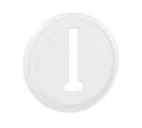 Enjoliveur pour prise de téléphone 8 contacts Céliane - Blanc - LEGRAND - CB0338