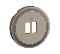 enjoliveur - pour prise usb - simple ou double - titane - legrand céliane ct0154