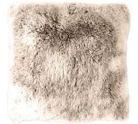 Coussin à poils doux TINN - 40 x 40 cm - Taupe