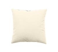 Enjoy Home, Coussin Carré 40 x 40 cm, 400 g, Ecru, 100% Coton certifié Oeko Tex, Lavable en Machine, Déhoussable avec Zip, Idéal pour Apporter de la Couleur à Vos canapés, Collection Panama