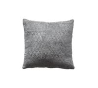 Enjoy Home, Coussin Déhoussable carré, 40x40 cm, Gris Foncé, Velours chenillé, Lavable à la Machine, pour Maison Salon Chambre Lit, Collection Kamala