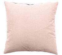 Enjoy Home, Coussin Déhoussable, Dimension 60x60 cm, Vieux Rose, Coton certifié Oeko Tex, Lavable en Machine, Fermeture éclair, Idéal pour Apporter de la Couleur à Vos canapés, Collection Panama