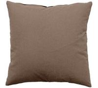 Enjoy Home - Coussin uni effet Bachette déhoussable - 40 x 40 cm - Marron Marron G