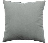 Coussin déhoussable uni en coton Gris clair 60x60 cm