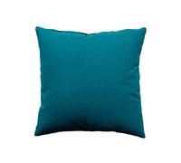 Enjoy Home - Coussins Panama - Déhoussable par Zip - 100% Coton - Tissu certifié Oeko-TEX - 40x40 cm - Coloris Bleu Canard