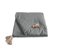 Edredon - Decostars - Panama - 90 x 190 cm - 100% Coton - Pompons Jute