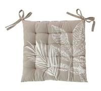 Enjoy Home - Galette de chaise en coton recyclée NATURA - 38 x 38 cm - Naturel - Natura