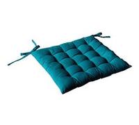 Enjoy Home - Galette de chaise PANAMA - 38 x 38 cm - Bleu canard - Panama bleu G