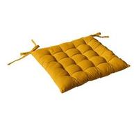 Enjoy Home - Galette de chaise PANAMA - 38 x 38 cm - Moutarde - Panama