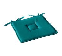 Enjoy Home - Galette de chaise plate Panama - 40 cm x 40 cm - Vert émeraude