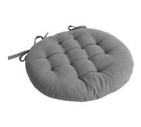 Galette de chaise ronde PANAMA - Diam. 38 cm - Gris clair