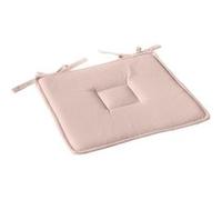 Enjoy Home, Galette de Chaise Plate, Vieux Rose, carré 40x40cm, 100% Coton, Attache par Nouettes, Idéal pour Une Assise Confortable, Collection Panama