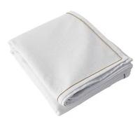 Enjoy Home - Nappe rectangulaire avec bordure jute LINA - 240 x 140 cm - Blanc - Lina Blanc G