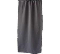 Toilinux Rideau de porte occultant REGLISSE 90 x 210 cm Gris foncé