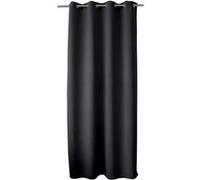 Rideau occultant grande hauteur REGLISSE - 140 x 280 cm - Gris foncé
