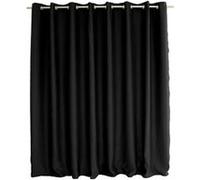 Rideau occultant grande largeur REGLISSE - 300 x 240 cm - Noir