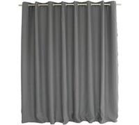Rideau occultant grande largeur REGLISSE - 300 x 240 cm - Gris