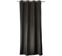 Rideau occultant thermique ARON - 140 x 180 cm - Gris foncé