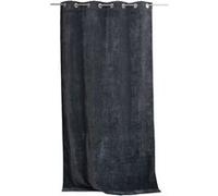 Enjoy Home - Rideau thermique et occultant en velours - 140 x 260 cm - Gris foncé - Velvet Gris foncé G