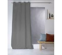 Enjoy Home - Rideau uni effet bachette - 135 x 240 cm - Gris Gris G