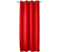 Rideau Occultant à Œillets Reglisse 140x240cm Rouge