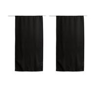 Enjoy Home - Vitrage occultant REGLISSE - 60 x 120 cm - Noir