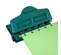 Enjoy Myself Happy Planner Perforatrice à disque en forme de champignon pour toutes les tailles de papier (noir et vert)