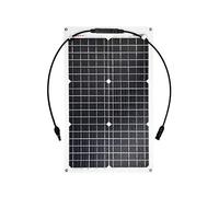 Enjoy Solar ETFE Marine 30W 12V Panneau solaire semi-flexible Panneau solaire photovoltaïque avec technologie PERC, idéal pour camping-car, yacht et bateau