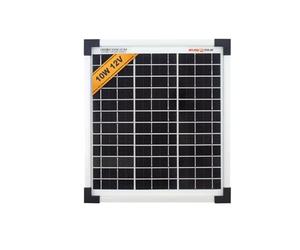 Enjoy solar Mono 10 W 12V Panneau solaire monocristallin Panneau solaire photovoltaïque idéal pour camping-car, abri de jardin, bateau.