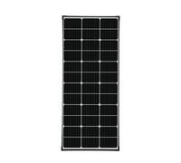enjoy solar® Panneau Solaire Monocristallin 130W 12V PERC, cellules 166mm, 10 Busbars, idéal pour camping-car, balcon, abris de jardin, bateau