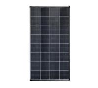 enjoy solar® Panneau Solaire Monocristallin 180W 12V, PERC 9BB - Idéal pour camping-car, installation balcon, abri de jardin, bateau (Cadre Noir)