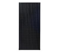 enjoy solar® Panneau Solaire Monocristallin 200W 12V, version 9BB PERC Full Black avec cadre noir (Full Black) - Idéal pour camping-car, installation balcon, abri de jardin, bateau
