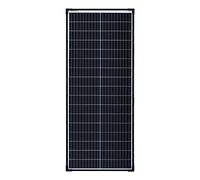 enjoy solar® Panneau Solaire Monocristallin 80W 12V, cellules 182 mm, 10 busbars - Idéal pour camping-car, installation balcon, abri de jardin, bateau