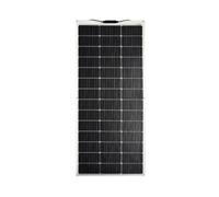 enjoy solar® Panneau Solaire Semi-flexible Monocristallin 150W 12V ETFE, Cellules Solaires PERC 182 * 182mm avec 10 Busbars - Idéal pour Camping-car, Installation de Balcon, Abri de Jardin, Bateau