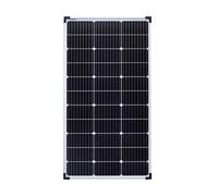 Enjoy Solar PERC Mono 100W 12V panneau solaire panneau solaire photovoltaïque, 166mm*166mm cellule solaire monocristalline avec 9 busbars, idéal pour camping-car, abri de jardin, bateau