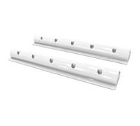 enjoy solar® Support de panneau solaire ABS 680mm Blanc | Lot de 2 déflecteurs de fixation | Idéal pour camping-car, van, caravane et bateau | Vis autotaraudeuses en acier inoxydable incluses