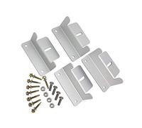 enjoy solar Support en Z en aluminium avec support à ailettes pour modules solaires encadrés, adapté à toutes les largeurs de modules (vis et écrous inclus).